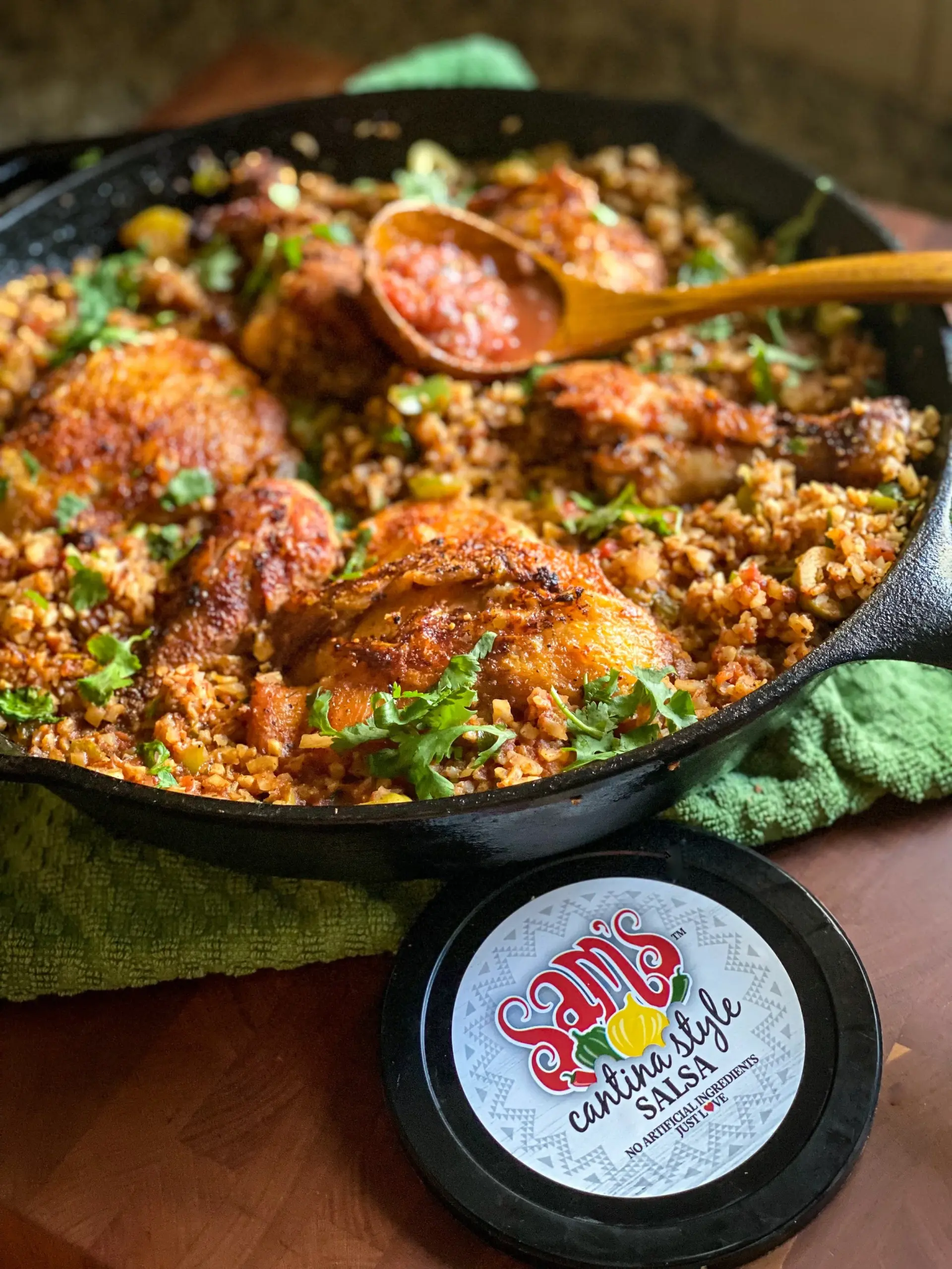 Cantina Cauliflower Rice & Chicken Skillet