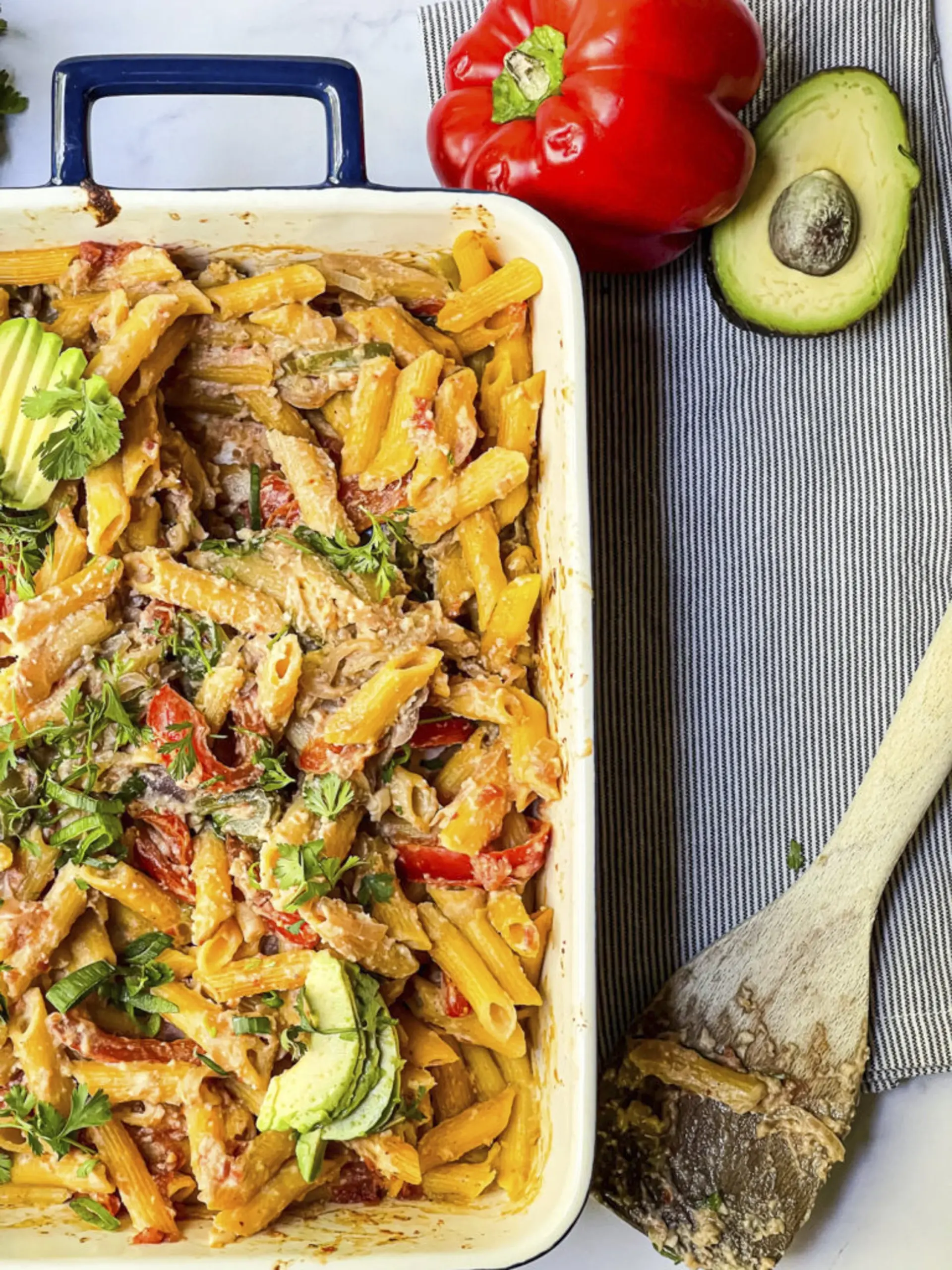 Dairy-Free Queso Mac N Cheese Bake