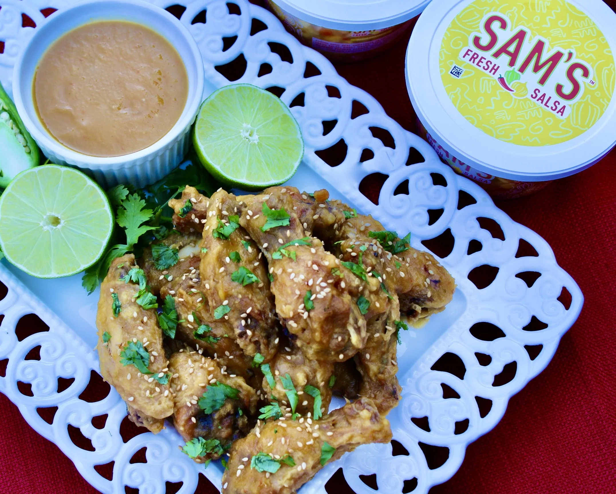 Pineapple Honey Jalapeno Wings