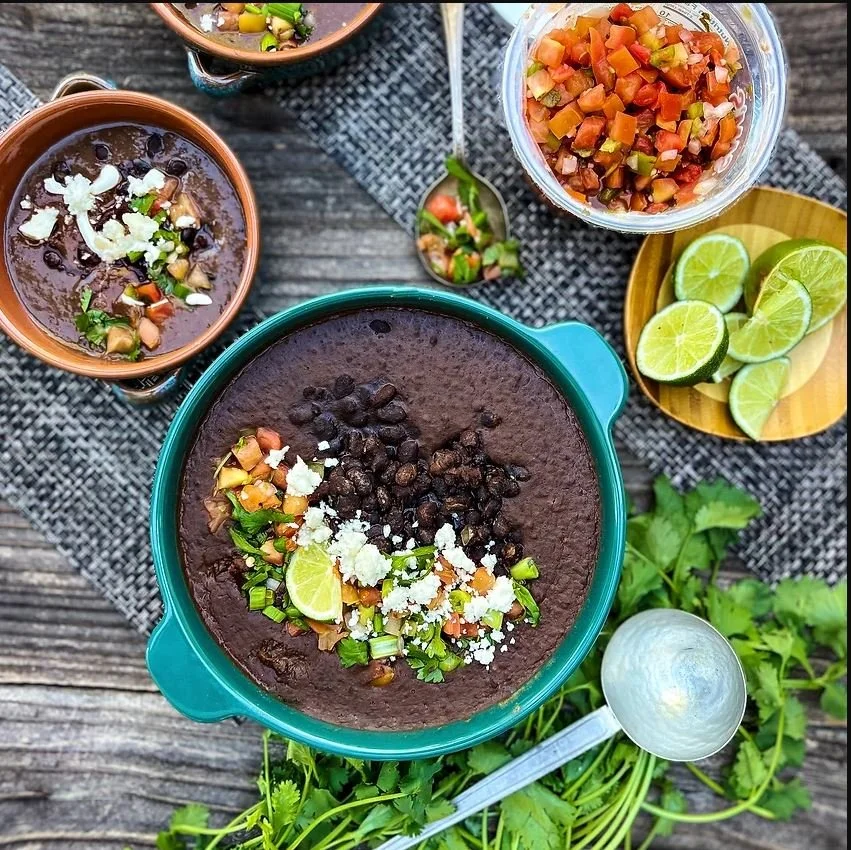 Sam’s Fresh Salsa Black Bean Soup